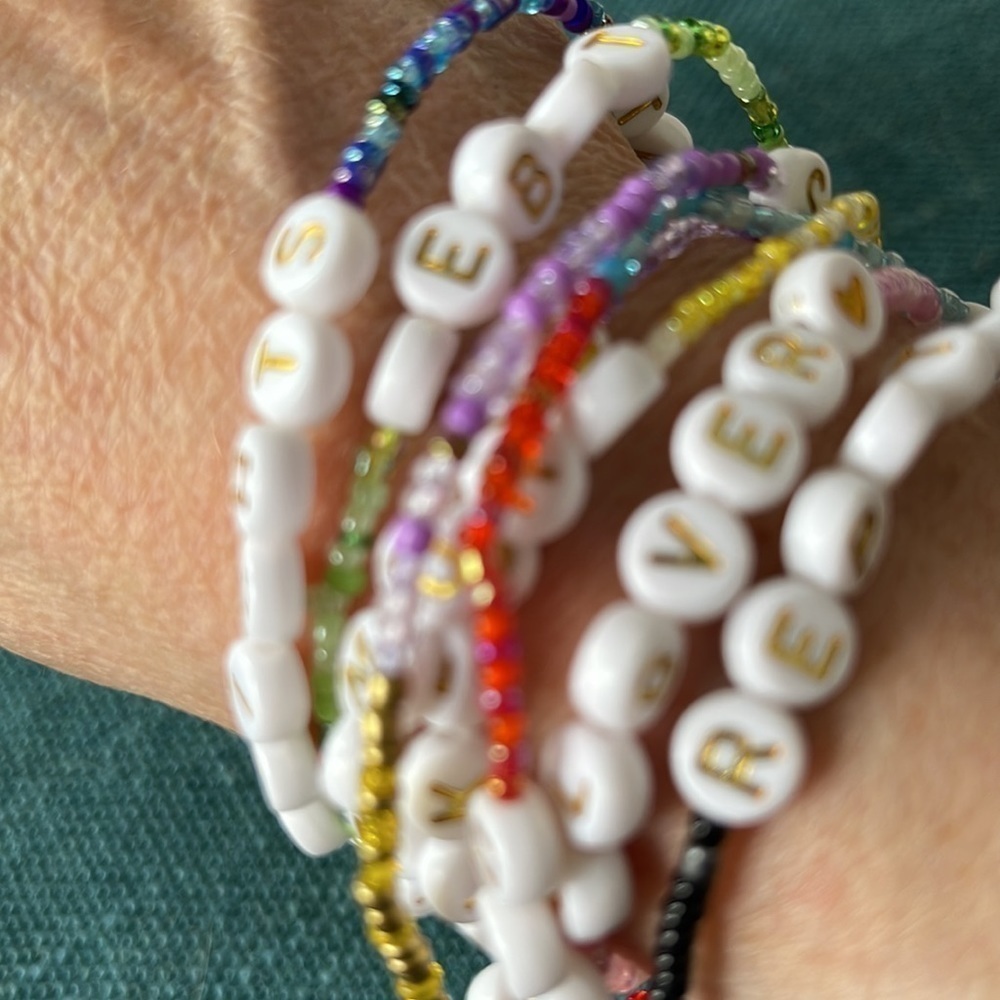 Swiftie Friendship style Memory Bracelet—get 10 favorites on one 58” STRAND - Picture 5 of 8